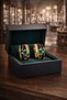 Emerald Star Zircon Stone Gold Women's Earrings - Non-Tarnish Series - 3