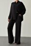 26Ypnt01850 Women's Trousers with Piping Detail