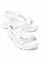 Women's Double Velcro Sandals White