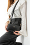 3 Compartment Women's Hand Shoulder Crossbody Bag 22X12 cm