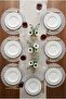 Floral French Guipure Supla Set - 40 cm Luxury Dining Table Presentation Set 6 Pieces Runner - 3