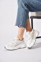 Pardes leave your mark thick soled women's sports shoes white - silver - 2