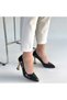 Women's Heeled Shoes Black Patent Leather Classic Stylish Motya - 4