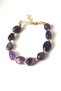 Certified Amorphous Amethyst Natural Stone Bracelet - 2