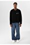 Oversize Sweatshirt with Pocket Detail - 4