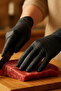 100Pcs Disposable Black Hygienic Gloves Large Size, Gloves for Hamburger Restaurant - 3