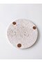 Natural Travertine Marble Round Coaster (19 cm) - Pot, Teapot, and Pan Base - 8