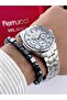 Men's Wristwatch with Steel Cord Function 3 Atm Waterproof with 2 Years Warranty+Bracelet as a Gift - 3