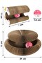 ®   Accordion Cardboard Cat Scratching Toy – Foldable Interactive Cat Toy with Magnets - 5