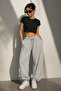 Women's Cotton Oversize Short Sleeve Crop T-Shirt - 6