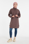 Women's Daily Oversize High-Necked Hijab Sweat Tunic - 3