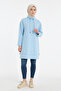 Women's Daily Oversize High-Necked Hijab Sweat Tunic - 5