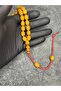 High-End Collectible Squeeze Amber Prayer Beads with Rope Tassels - 4