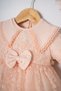 Baby Girl Mevlütlük Dress with Bandana and Lace Newborn Hospital Release Wedding Dress Evening Dress Mevlitlik 4025- - 3