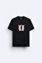 Cowboy Boots Pinterest Printed Crew Neck Black T-Shirt T-Shirt