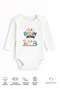 Teeth Wheat Body 100% Cotton My First Tooth Came Out Printed Long Sleeve Baby Bodysuit with Snap Fasteners Unisex Newborn Bodysuit - 2