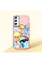 Pink Silicone Case with Shock-Absorbing Camera Protection Compatible with Samsung Galaxy A34