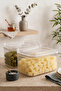 2-Pack Vacuum Rectangular Storage Container with Labels - Breakfast Container 900 ml - 3