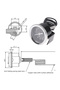 High 16 Bar Pressure Gauge Suitable For Espresso Coffee Machines Y40 Steam Generator Pressure Gauge - 6