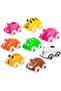 Cute Animal Cars! Set of 2 Colorful Different Animal Shaped Fun Toy Cars - 4