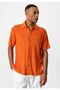 Textured men's short sleeve shirt - 2