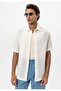 Textured Crochet Men's Shirt - 3