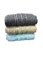 Set of 6 100% Cotton Boucle Hand and Face Towels - 50X90 cm - 6 Different Colors Mixed Pack - 8