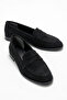 Suede Leather Women's Loafer Shoes
