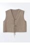 V-Neck Embroidered Women's Classic Vest (S5) - 5
