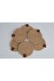 Set of 6 Handmade Cotton Coasters Jute Bohemian Coffee Corner Decor - 4