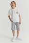 Boy's Patterned Capri Pants with Elastic Waist - 8