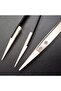 1PC Stainless Steel Ceramic Tipped Heat Resistant Tweezers Fine Pointed Tip for Electronic Soldering - 5