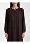 Crew Neck A-Line Dress - 3