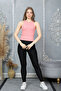 Women's Compact Combed Cotton Camisole Ribbed Tank Top Crop 95% Cotton 5% Elastane - 4