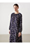 Crew Neck Print Dress - 2