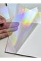50 Sheets A6 Size Holographic Rainbow Cold Lamination Film Self-Adhesive Waterproof Clear Hologra... - 8