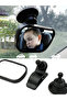 Adjustable Car Baby Rearview Mirror 2 In 1 Convex Safety Mirror For Rear Seat Child Observation D... - 8