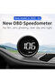 شاشة عرض أمامية HUD B1 OBD لعرض السرعة مع 5 تنبيهات EOBD وقياس استهلاك الوقود التلقائي - 2