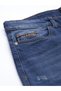 Men Blue Mid Wash Slim Fit Jeans - 6