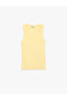 Cotton Camisole Slim Fit U-Neck Ribbed Undershirt - 4