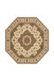 Sdt Anatolian Motif Vintage Octagonal Classic Medallion Patterned Green Cream Base Decorative Carpet Sdt1357 - 3