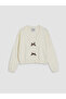 Nevavm V-Neck Girls' Knitwear Cardigan with a Difference