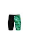 Boy's Logo Graphic Swim Jammer Blacksoft Green Multi - 3