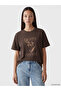 Esvab • Modern & Distinctive Zero Roba Collar Printed Women's T-Shirt - 2
