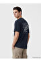 Esvab • Modern & Distinctive Zero Roba Collar Printed Combed Cotton Men's T-Shirt
