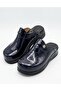 Self-Patterned Genuine Leather Women's Full Orthopedic and Anatomical Comfortable Slippers - 2