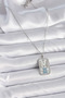 316L Steel Silver Color Chain Gemini Zodiac Sign Zircon Stone Women's Necklace 5886 - Oembys1821-3608 - 2