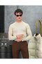 Slimfit Molded Cotton Knitwear Half Fisherman Knitwear Sweater - 5
