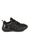 Black Stone Embroidered Lace-Up Women's Sports Shoes K262-1049 Z