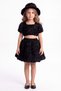 Rosemu Girl's Hat Set M00819 Black